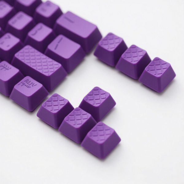 Custom rubber keycaps for gaming