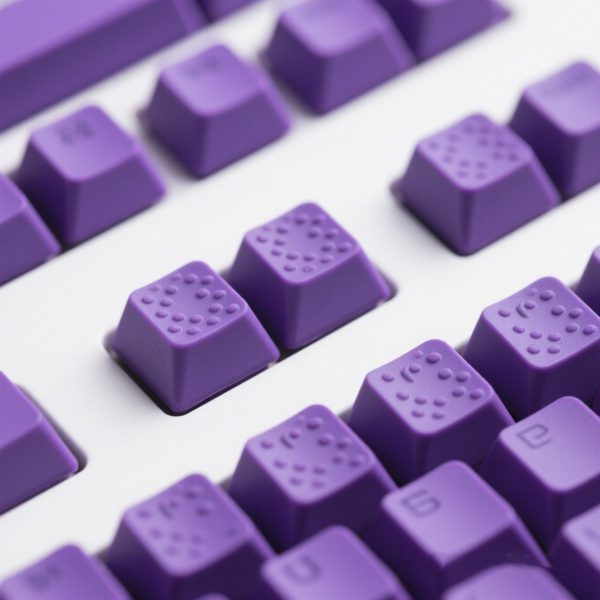 Custom rubber keycaps for gaming