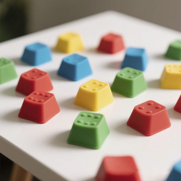 Capuchons de touches en caoutchouc RVB pour les constructions personnalisées