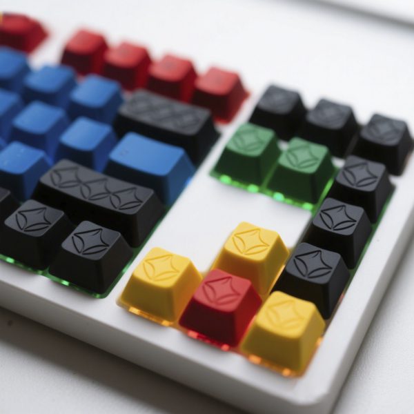 Capuchons de touches en caoutchouc RVB pour les constructions personnalisées