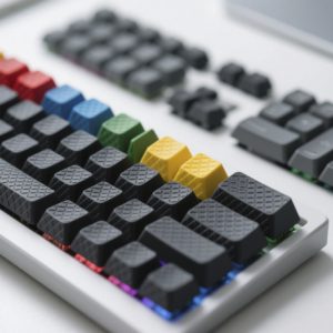 人間工学に基づいたキーボード用の耐久性のあるラバー・キーキャップ