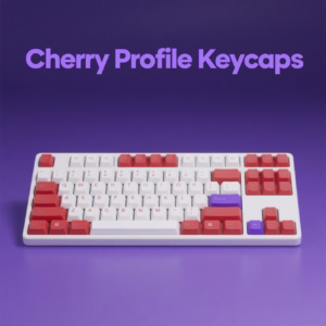 Custom Cherry Profile Keycaps – Sculpted Comfort & Typing Precision for Mechanical Keyboards