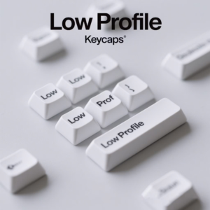 Low Profile Keycaps – Sleek Typing, Minimalist Style, and Enhanced Speed