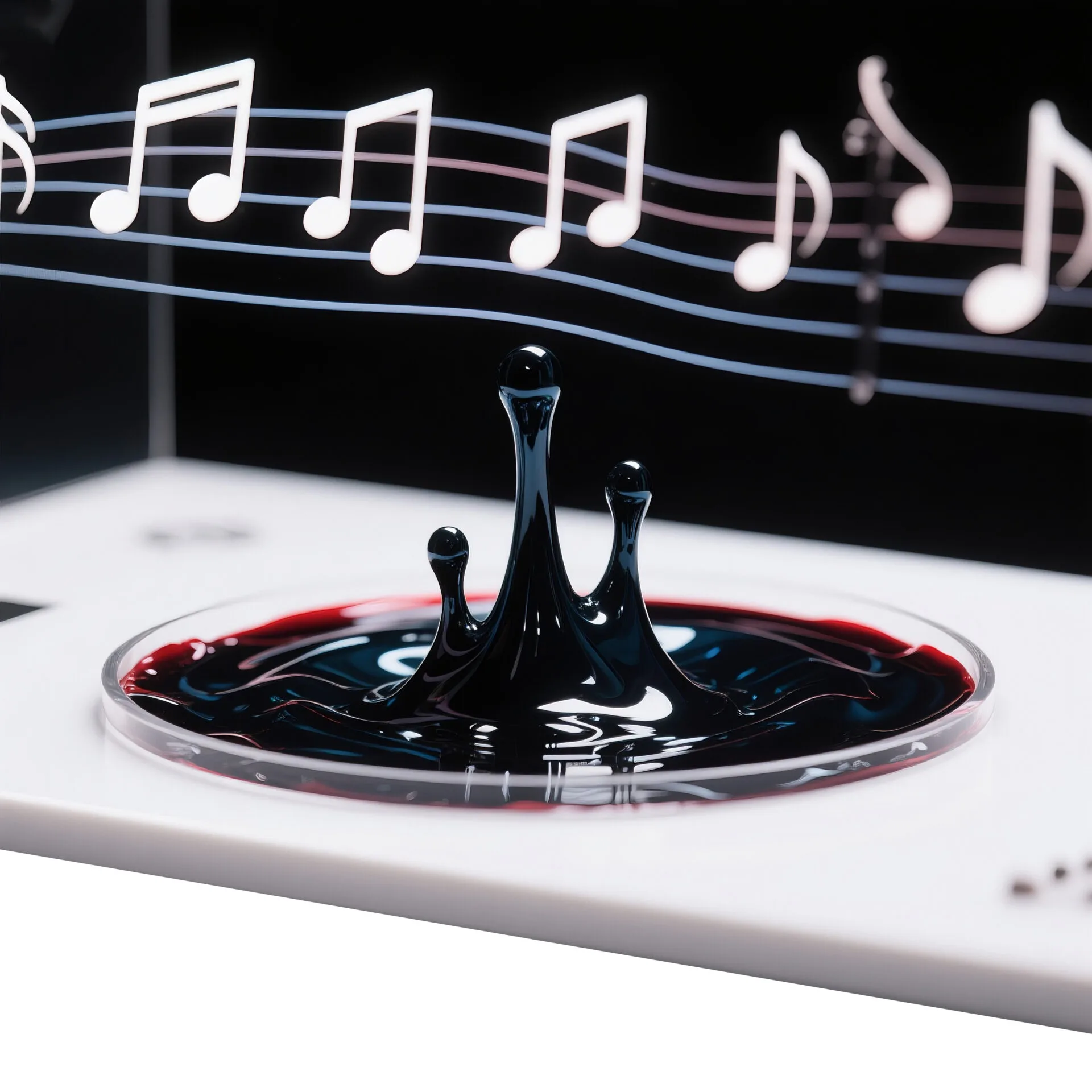 Ferrofluid Sound Visualizer – See Music Come Alive with Magnetic Fluid