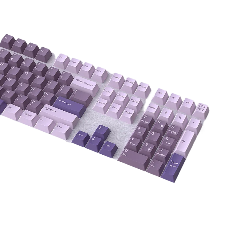 Witch Girl Purple PBT Keycap Set, 128 Keys, OEM Profile