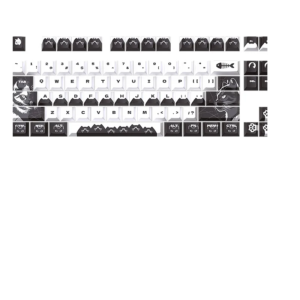 Cat Language V2 Keycaps, Dye-Sub PBT, 109 Keys, OEM Profile