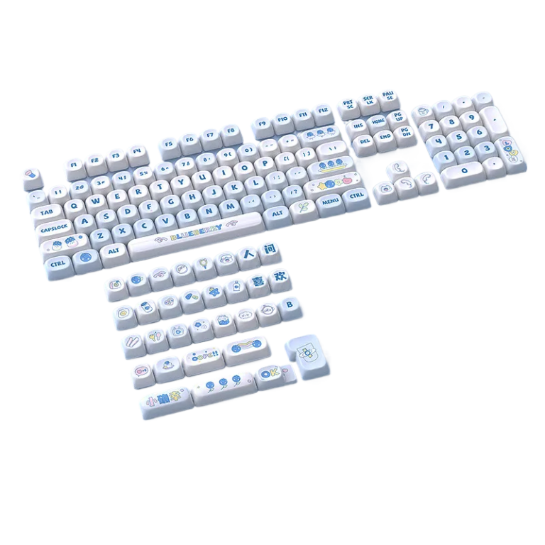 Milkshake Keycaps MOA Profile PBT Dye-Sub 135 Keys