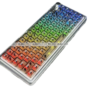 allwinOEM/ODM Crystal Keycaps Set - Translucent, Universal Fit