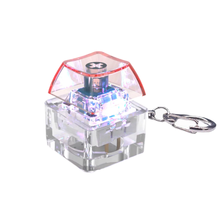 Fidget Spinner Keycap Tester Keychain – Mechanical Keyboard Switch Stress Relief