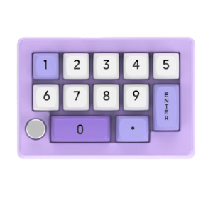 ICED One-Handed Mechanical Gaming Keyboard - Portable Mini USB for Mobile Gaming