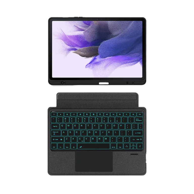 Galaxy Tab S7 FE/S8 Plus/S9+ 12.4" Detachable Keyboard Case