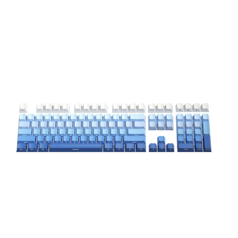 Gradient Translucent PBT Keycaps - Custom Mechanical Keyboard