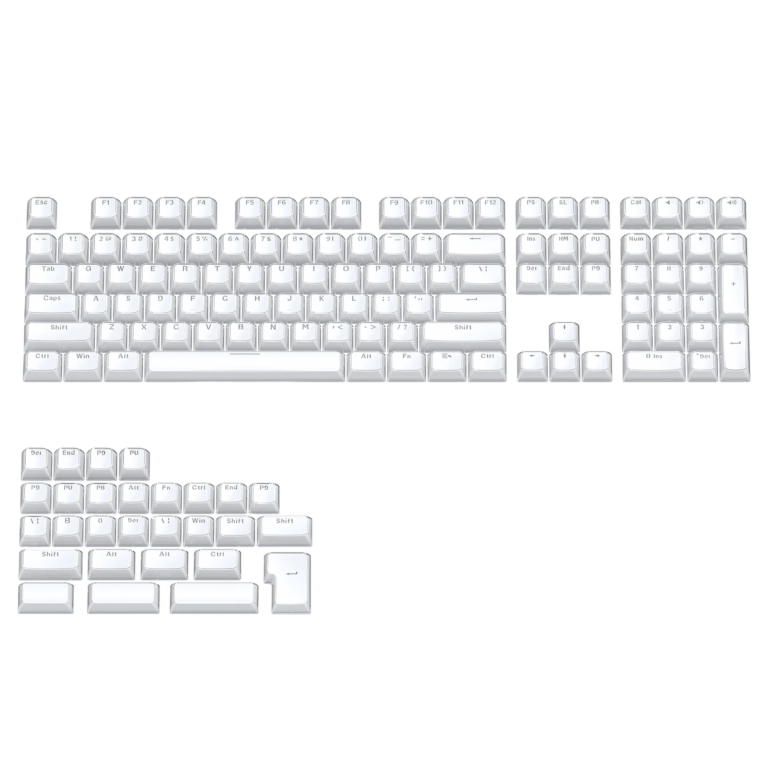 Crystal Magic Wave Doubleshot Side Print Keycaps - 136 Keys