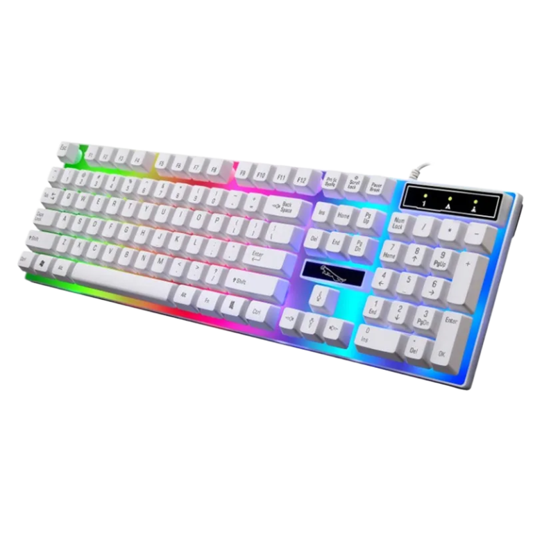 Wired USB Gaming Keyboard - Mechanical Feel, Backlit