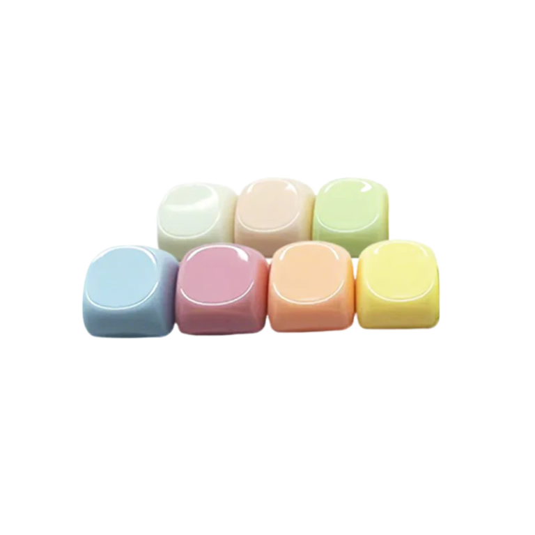 MOO Jade Style Keycap - Macaron Color Mirror Smooth Custom Mechanical Keyboard DIY