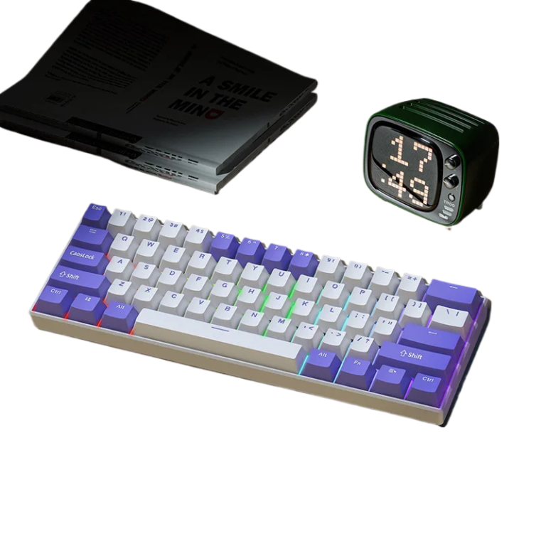 Custom Mechanical Keyboard: Hot-Swappable, Tri-Mode, RGB, PBT Keycaps