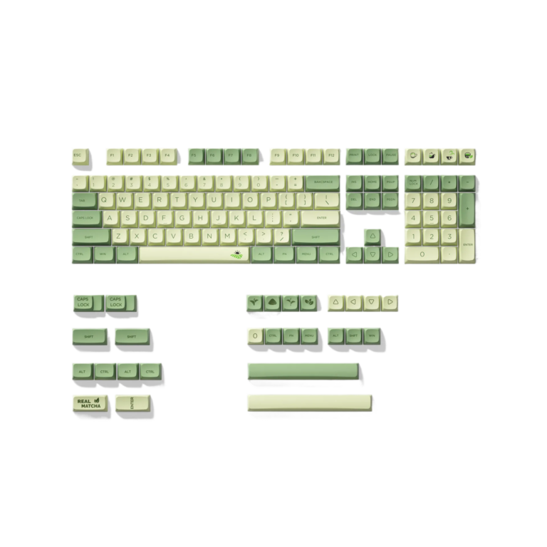 XDA Profile PBT Keycap Set - Matcha Green Custom Mechanical Keyboard
