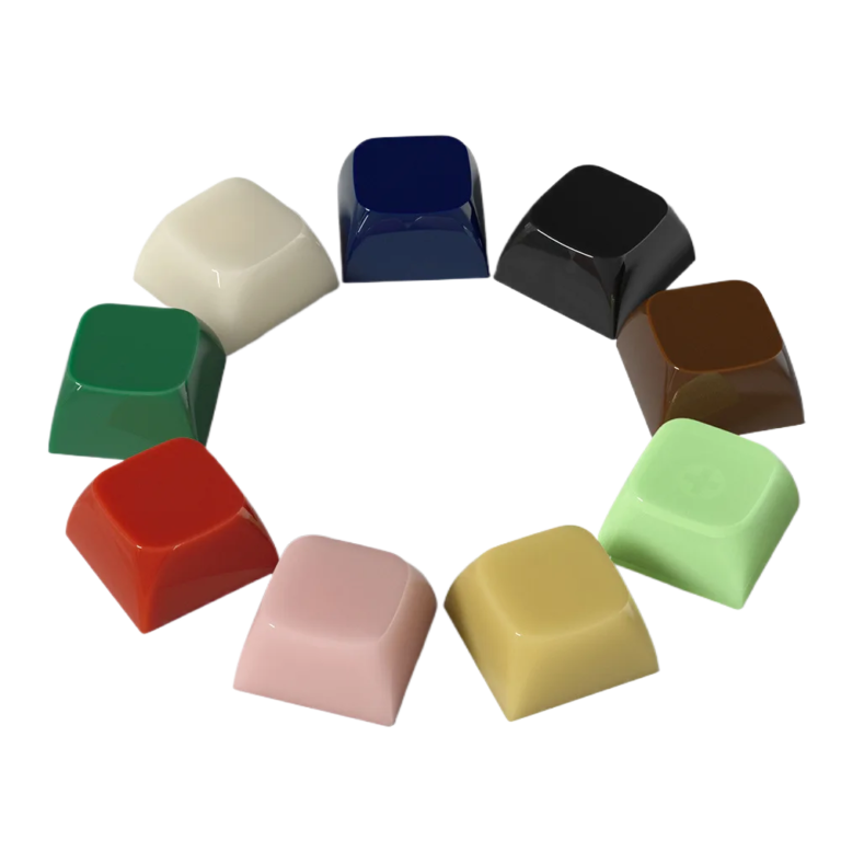 Jade PC XDA Keycaps, Mechanical Keyboard, Pudding, Translucent, DIY