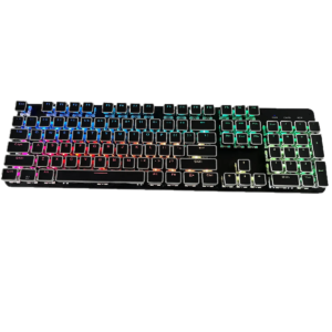 Electroplated Retro Square Punk Keycaps 104-Key Mechanical Keyboard
