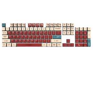 Retro Red Side-Lit PBT SA Profile Dye-Sub Keycap Set