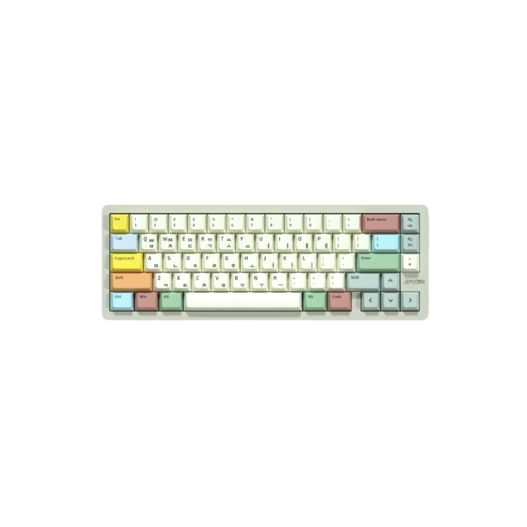 GMK Canvas Korean Sublimation Keycaps - 123 Keys, ANSI/ISO Layout