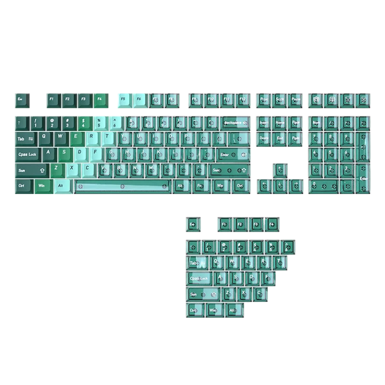 150 Keys PBT Dye Sublimation OEM Profile Mechanical Keyboard Keycap Set