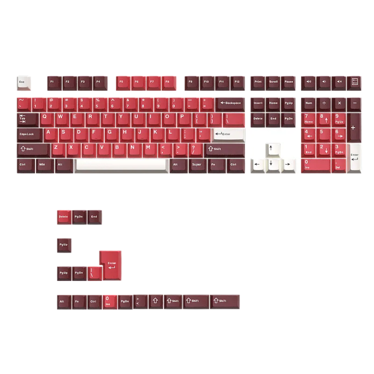 Ham Mechanical Keyboard Keycaps PBT 126 Keys OEM Profile