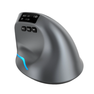 Display Dual-Mode Wireless Vertical Mouse 2.4G Bluetooth Mouse