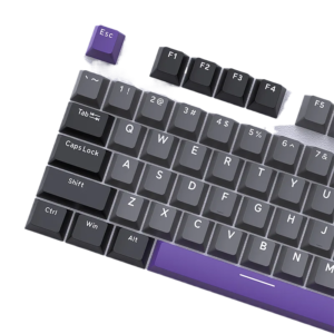 Phantom Keycaps Mechanical Keyboard Tri-Color PBT 124 Keys Doubleshot