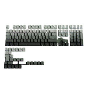 allwinOEM/ODM Gradient Side Engraved 134 Keys PBT Doubleshot Keycaps