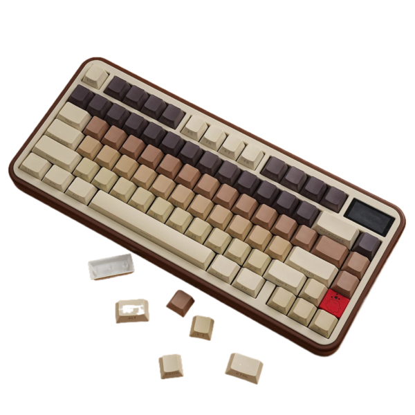 Multi Key Cap Double-Shot Translucent PBT Keycap Set - Multi-Language Layouts ...