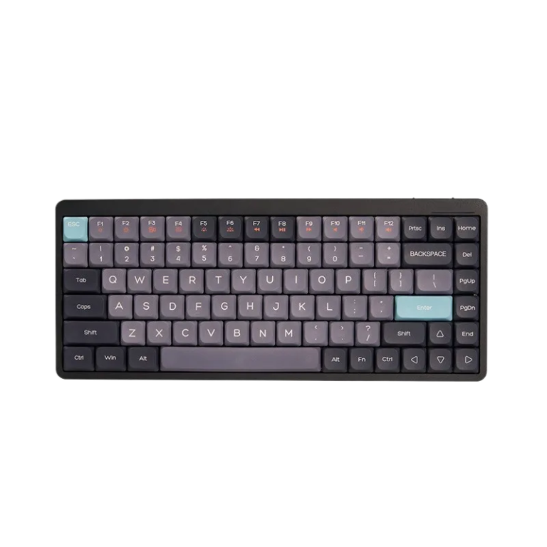 84-Key Low Profile Mechanical Keyboard, Bluetooth/Wired, Portable