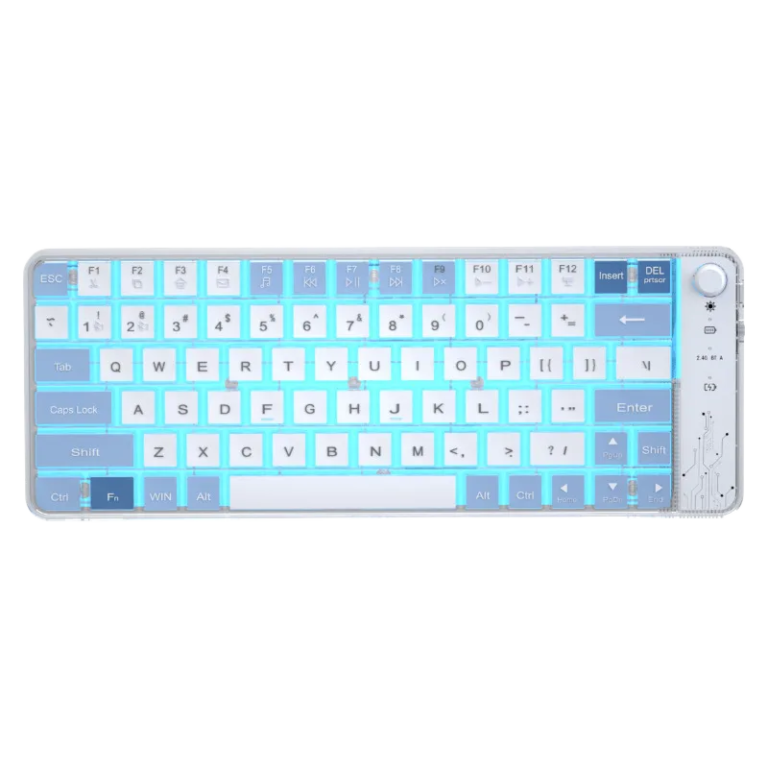 allwinOEM/ODM Wireless iPad Bluetooth Keyboard: Crystal Clear, Slim, Rechargeable, Universal