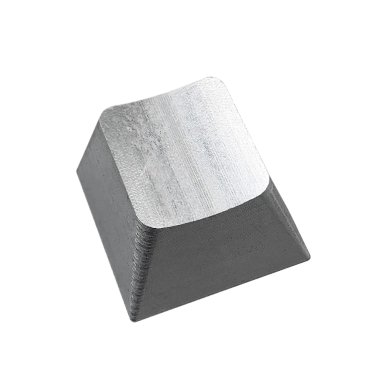 Aluminum Keycap Blank OEM Profile R4 Metal CNC Engraved ESC Number Row Keyboard Caps