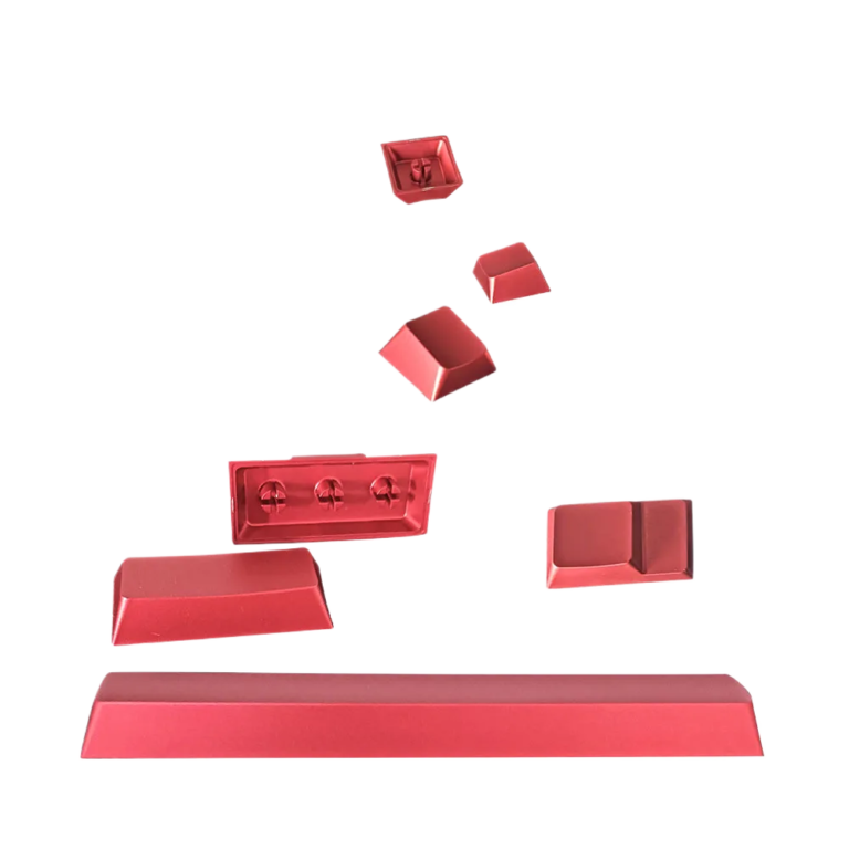 Custom CNC Aluminum Metal Backlit Keycaps for Mechanical Keyboard