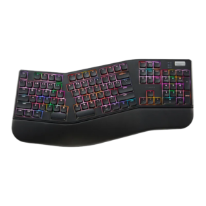 Ergonomic Split Wireless Bluetooth Mechanical Keyboard with Wrist Rest for OEM ODM keyboard wholesale main product image