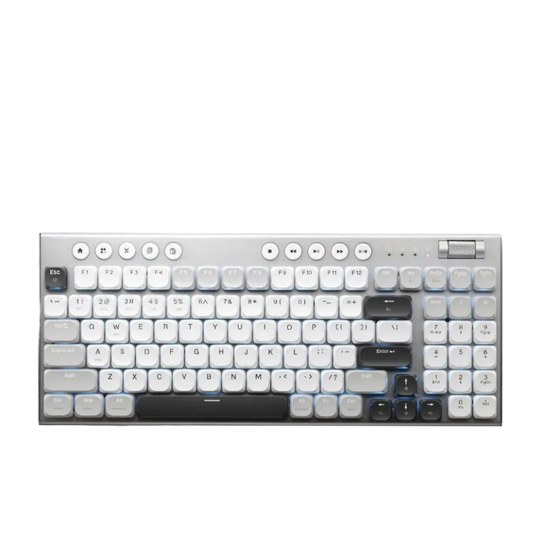 Low-Profile Mechanical Keyboard, Wireless/Bluetooth, 96-Key