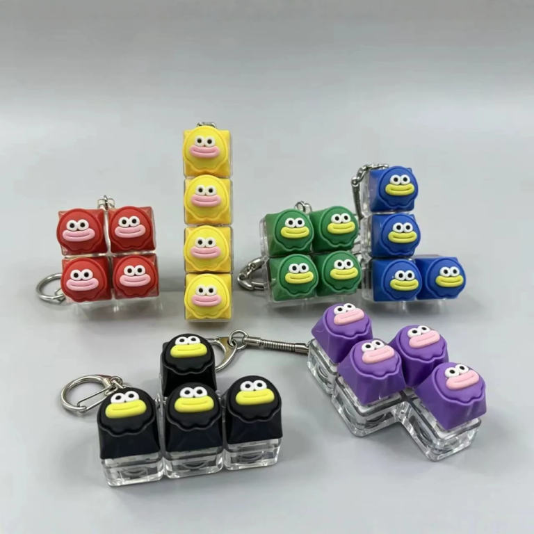 Stress Relief Press Duck Keycap Puller with Multi-color Options