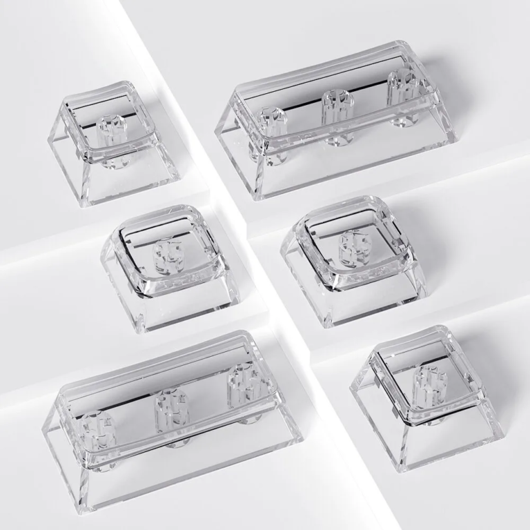 PC Transparent MX Cross Keycap R4 Delete XDA Keycap