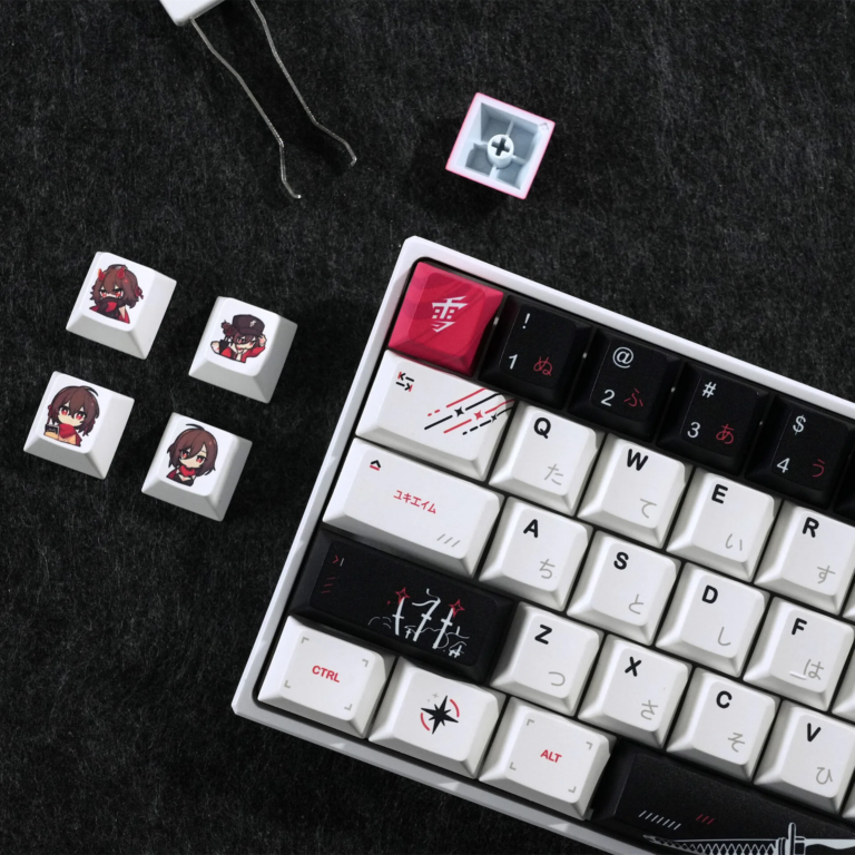 Japanese Root Keycap Set - 134-Key PBT OEM Profile Sublimation