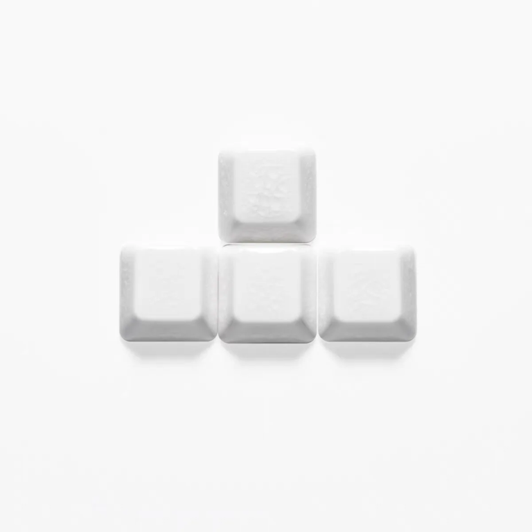 Small Batch Crackle Glaze Ceramic WASD Keycaps